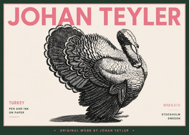 Johan Teyler Turkey No5 - Plakat