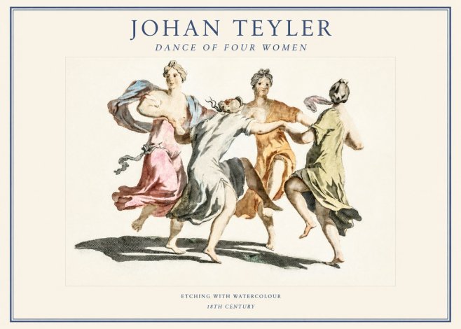 Johan Teyler Dance of Four Women No1 - Plakat