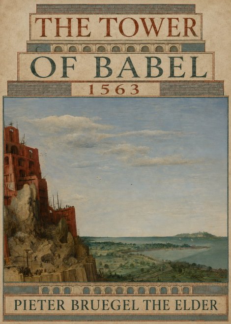Pieter Bruegel The Tower of Babel X No6 - Plakat