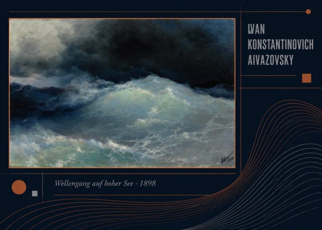 Ivan Konstantinovich Aivazovsky Wellengang Auf Hoher See No4 - Plakat