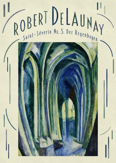 Robert Delaunay Saint-séverin No. 5. Der Regenbogen No4 - Plakat