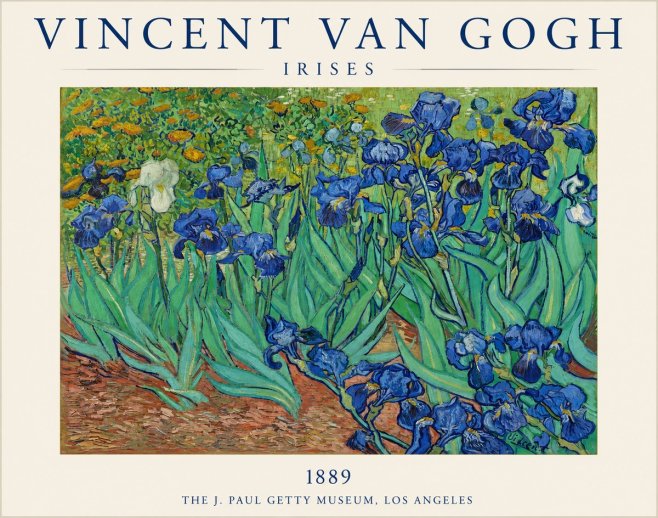 Van Gogh Irises I No1 - Plakat