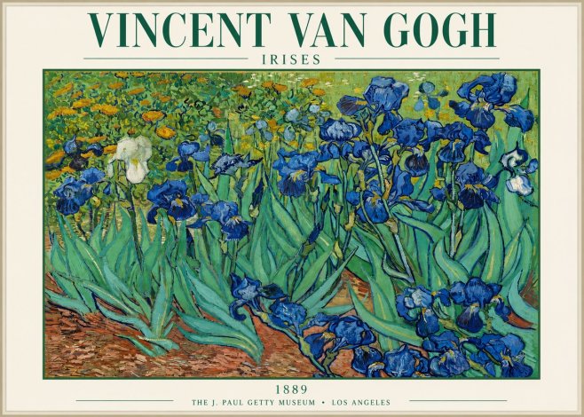 Van Gogh Irises No3 - Plakat