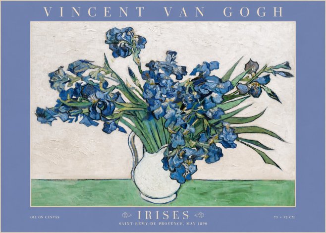 Van Gogh Irises No2 - Plakat