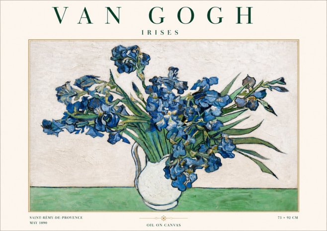 Van Gogh Irises II No3 - Plakat
