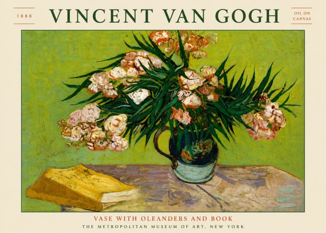 Van Gogh Oleanders No5 - Plakat