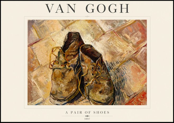 Van Gogh A Pair of Shoes No1 - Plakat