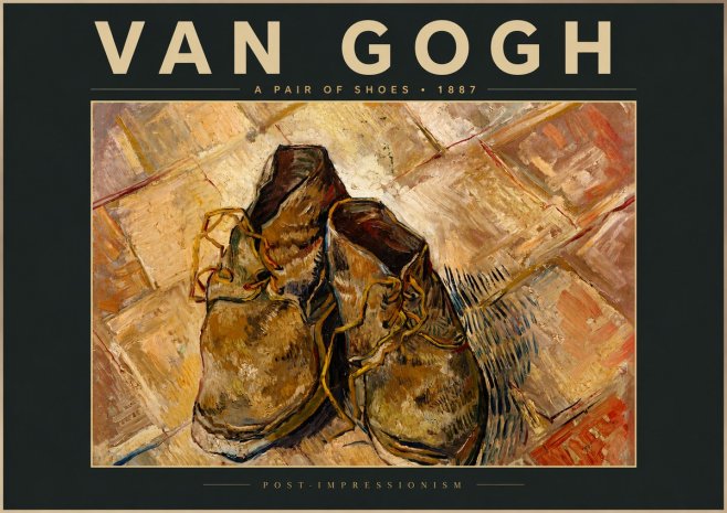 Van Gogh A Pair of Shoes No5 - Plakat