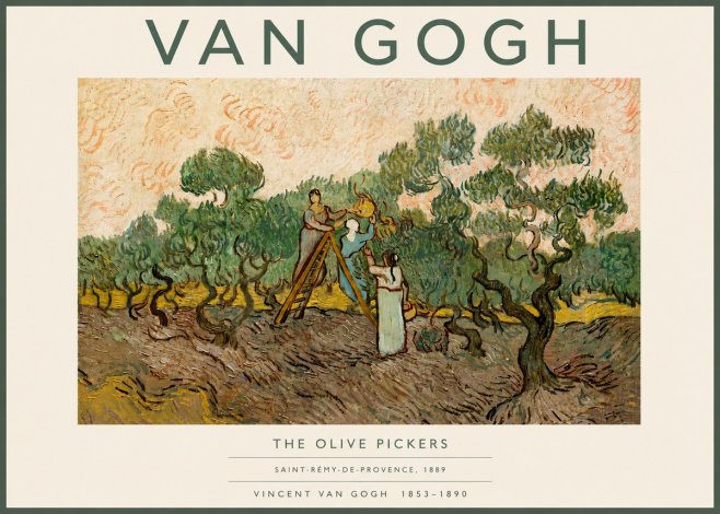Van Gogh The Olive Pickers No6 - Plakat