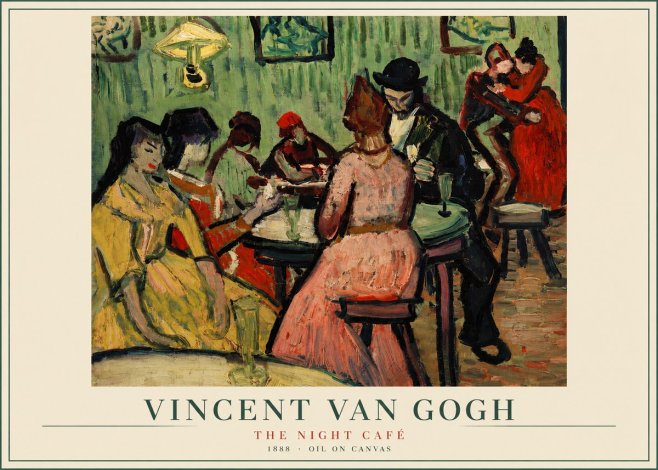Van Gogh The Night Café I No2 - Plakat