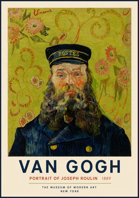 Van Gogh Portrait of Joseph Roulin II No3 - Plakat