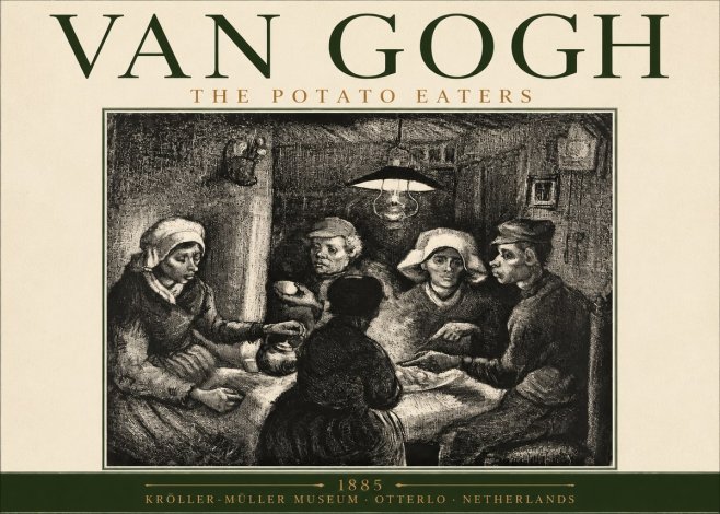 Van Gogh The Potato Eaters I No2 - Plakat