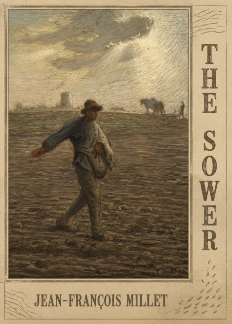Jean-François Millet The Sower I No3 - Plakat