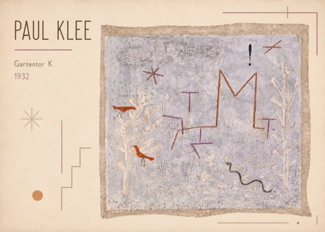 Paul Klee Gartentor K No1 - Plakat