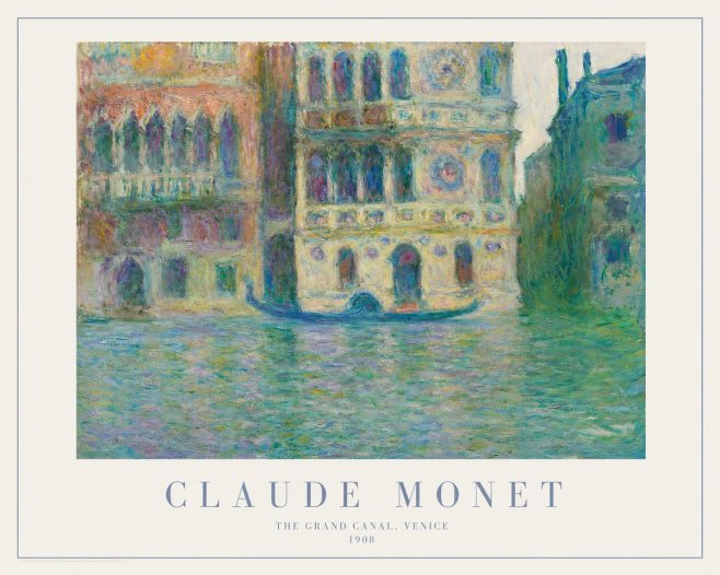 Monet The Grand Canal, Venice No1 - Plakat
