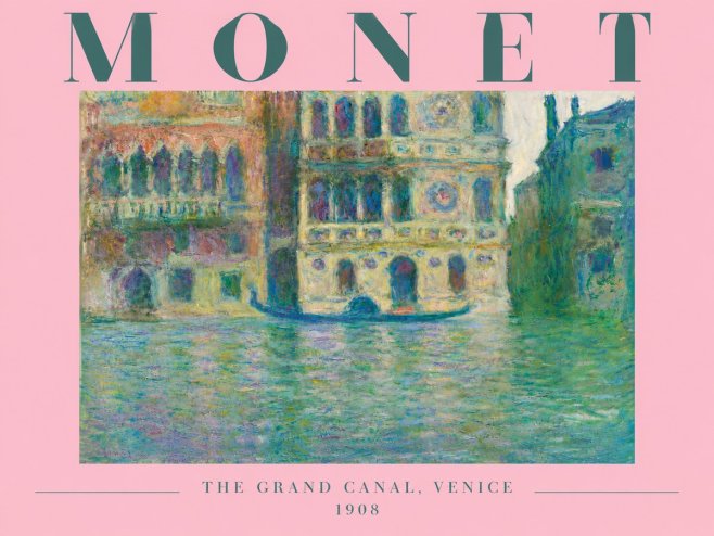 Monet The Grand Canal, Venice No6 - Plakat