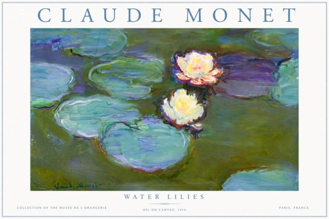 Monet Water Lilies II No5 - Plakat