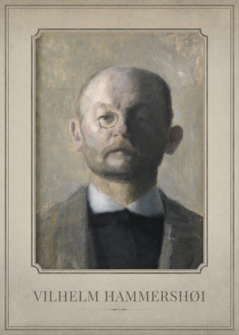 Vilhelm Hammershøi Self-portrait I No1 - Plakat
