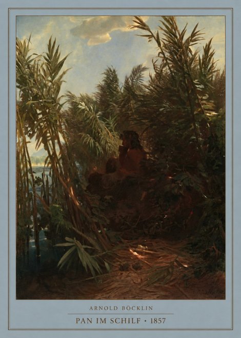 Arnold Böcklin Pan Im Schilf No4 - Plakat
