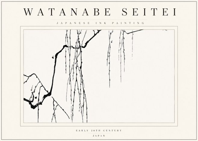 Watanabe Seitei Willow Branches II No5 - Plakat