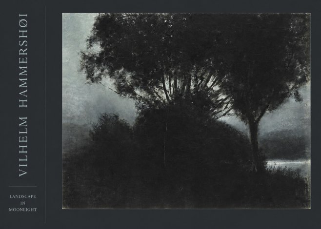 Vilhelm Hammershøi Landscape in Moonlight No2 - Plakat