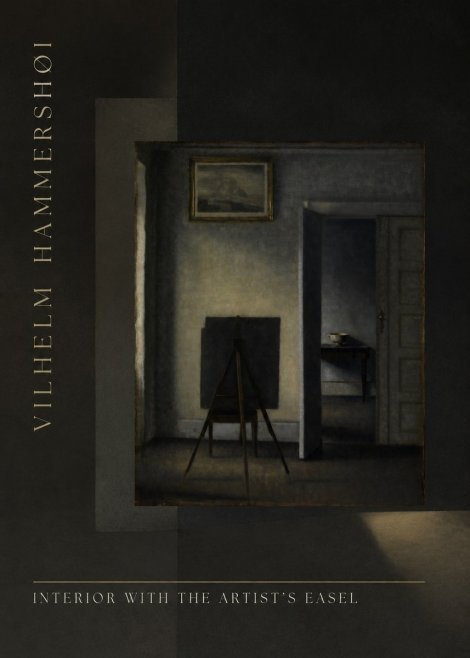Vilhelm Hammershøi Interior with the Artist's Easel I No5 - Plakat
