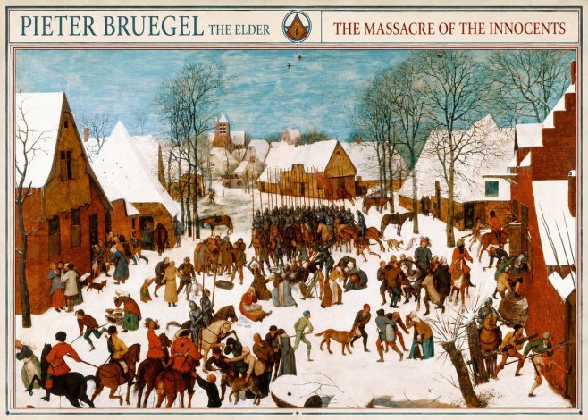 Pieter Bruegel The Massacre of the Innocents No6 - Plakat