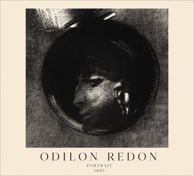 Odilon Redon Portrait No1 - Plakat