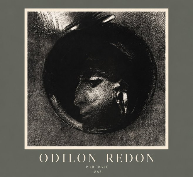 Odilon Redon Portrait No2 - Plakat