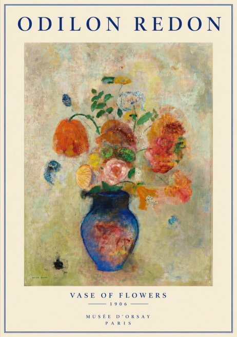 Odilon Redon Vase of Flowers No3 - Plakat