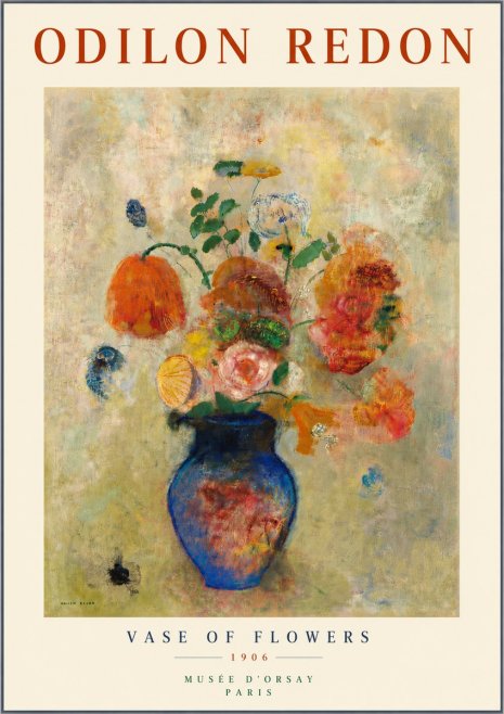 Odilon Redon Vase of Flowers No5 - Plakat