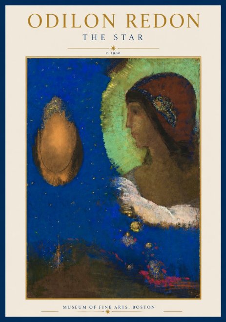 Odilon Redon The Star No5 - Plakat