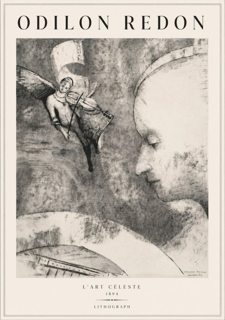 Odilon Redon L'art Céleste No3 - Plakat