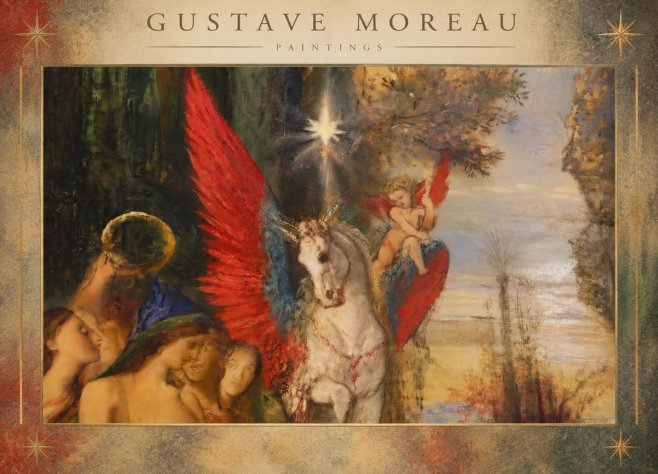 Gustave Moreau Pegasus No6 - Plakat