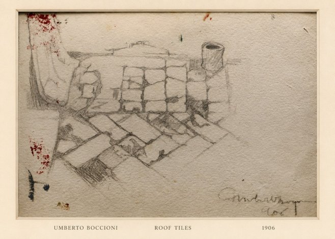Umberto Boccioni Roof Tiles No6 - Plakat