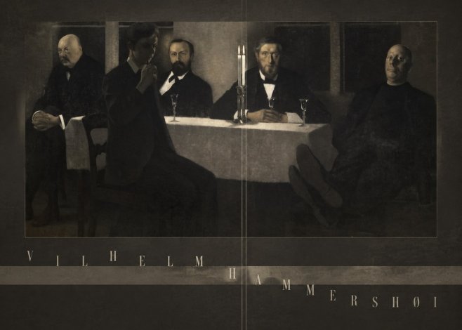 Vilhelm Hammershøi Five Portraits II No6 - Plakat