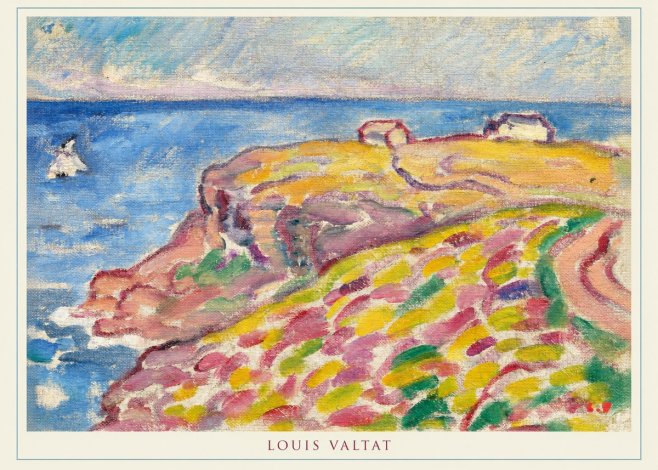 Louis Valtat Coastal Landscape with Bather No5 - Plakat