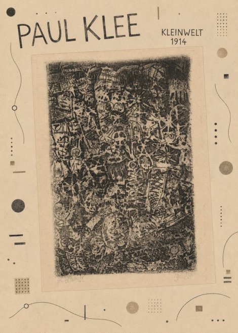 Paul Klee Kleinwelt No2 - Plakat