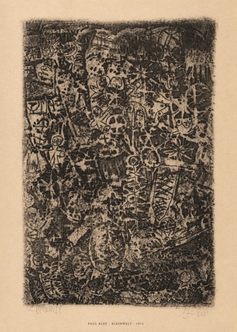 Paul Klee Kleinwelt No5 - Plakat