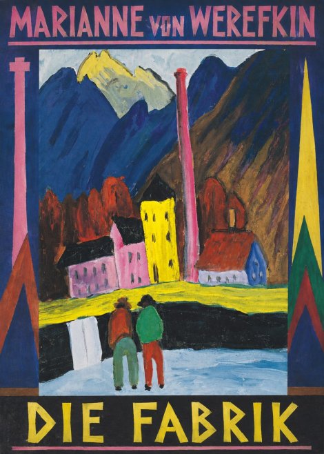 Marianne von Werefkin Die Fabrik No1 - Plakat