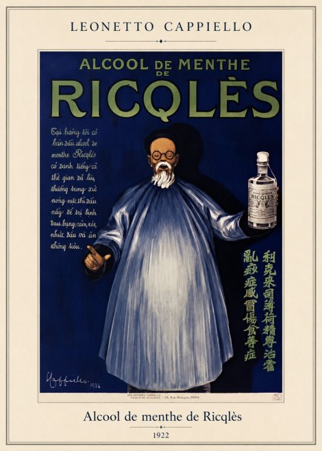 Leonetto Cappiello Alcool De Menthe De Ricqlès II No4 - Plakat