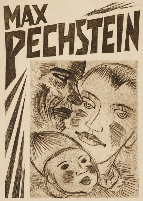 Max Pechstein Fischerfamilie No5 - Plakat