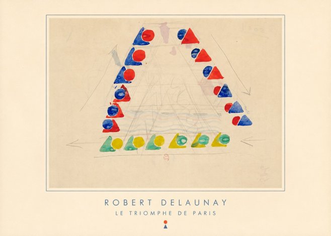 Robert Delaunay Le Triomphe De Paris II No5 - Plakat