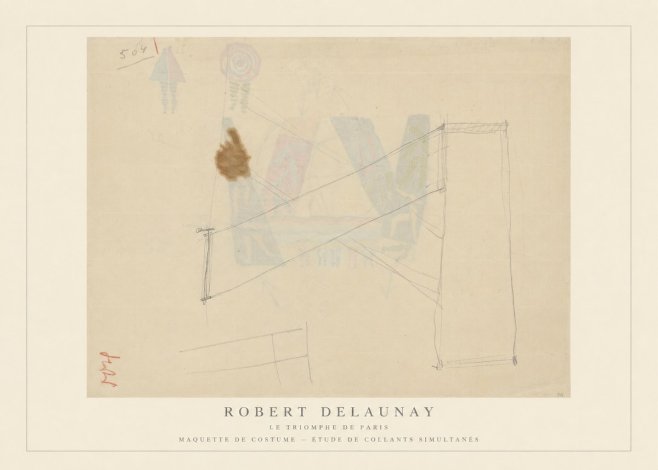 Robert Delaunay Le Triomphe De Paris III No4 - Plakat