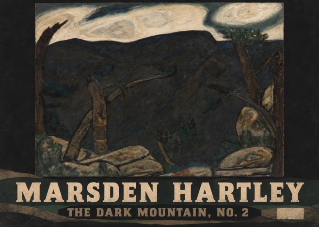 Marsden Hartley The Dark Mountain, No. 2 No6 - Plakat