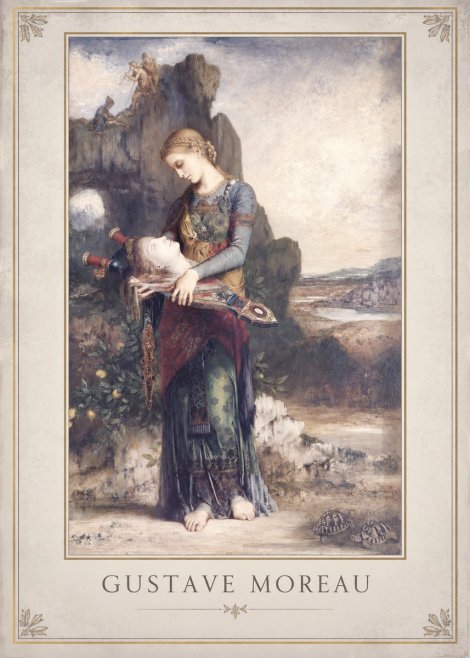 Gustave Moreau Salome with the Head of John the Baptist No1 - Plakat