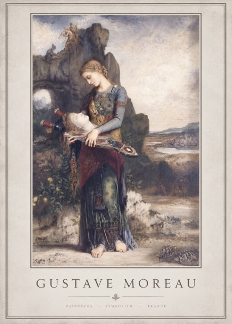 Gustave Moreau Salome with the Head of John the Baptist No3 - Plakat