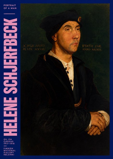 Helene Schjerfbeck Portrait of a Man I No3 - Plakat