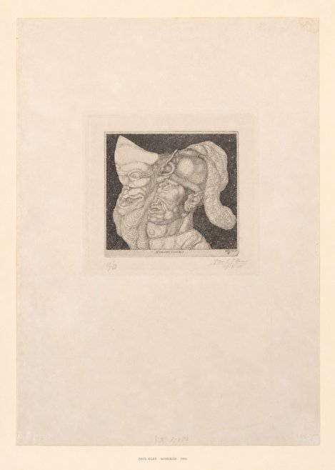 Paul Klee Komiker No6 - Plakat
