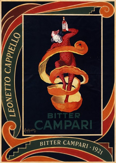 Leonetto Cappiello Bitter Campari I No2 - Plakat